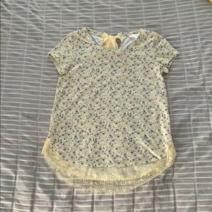 LC Lauren Conrad floral shirt